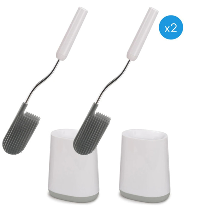 Flex™ Brosse de toilette - lot de 2,  Blanc (70523)