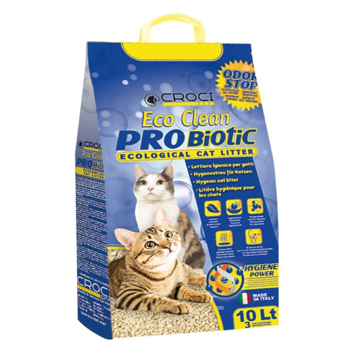 Lettiera - Eco clean probiotic 10L - Croci
