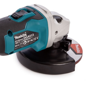 MAKITA Amoladora Ø125 mm 18V Li-Ion - Sin batería ni cargador - DGA513Z