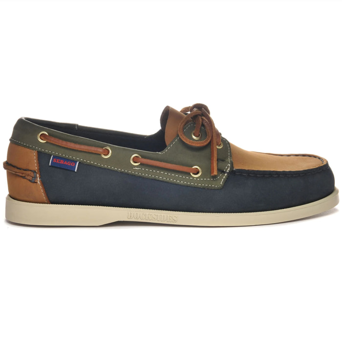 Sebago - Docksides Uomo Blu - Portland Spinnaker Nbk-Nbk