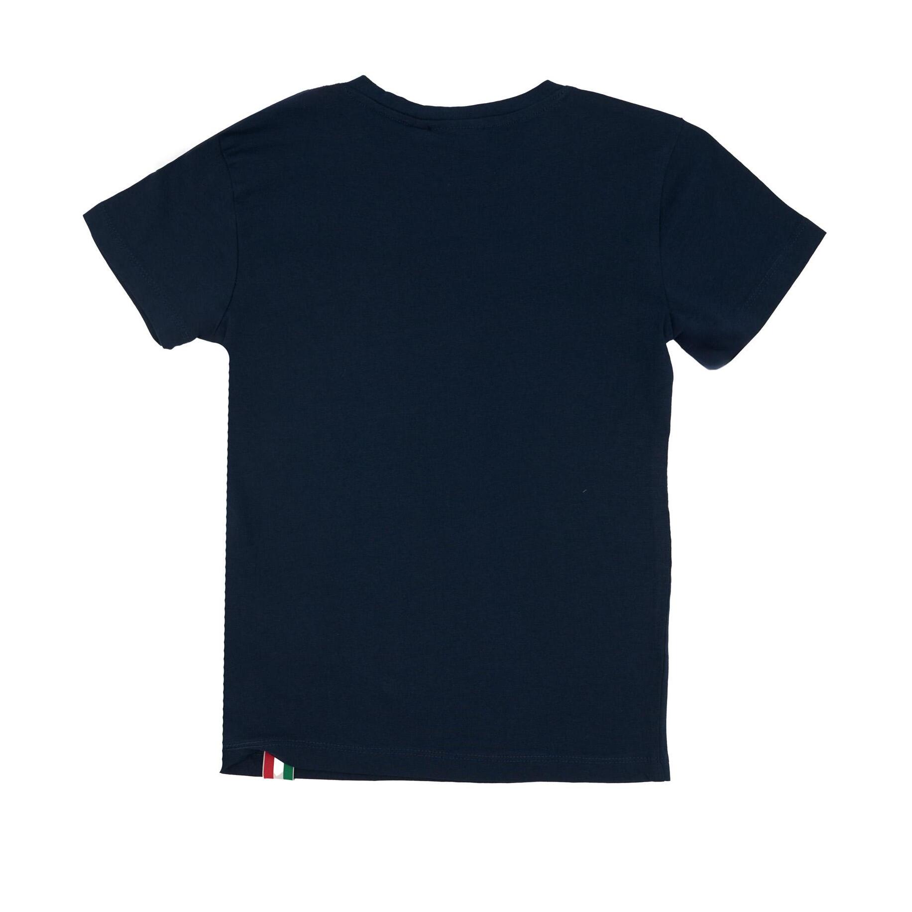 Camiseta básica de algodón de manga corta Leone para niños