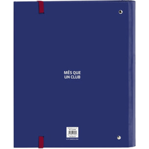 Carpeta 4 anillas 35mm c/recambio f.c.barcelona 1ª equip. 23/24