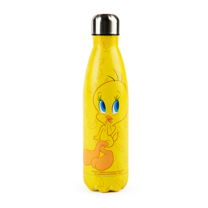 Bottiglia termica Excelsa Tweety, acciaio inox doppia parete, 500 ml, giallo