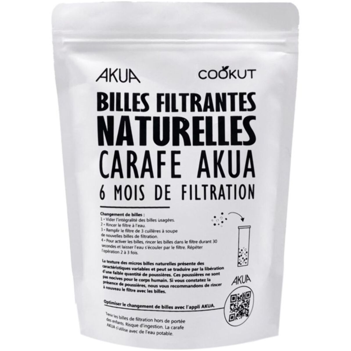 Billes filtrantes COOKUT recharges pour AKUA