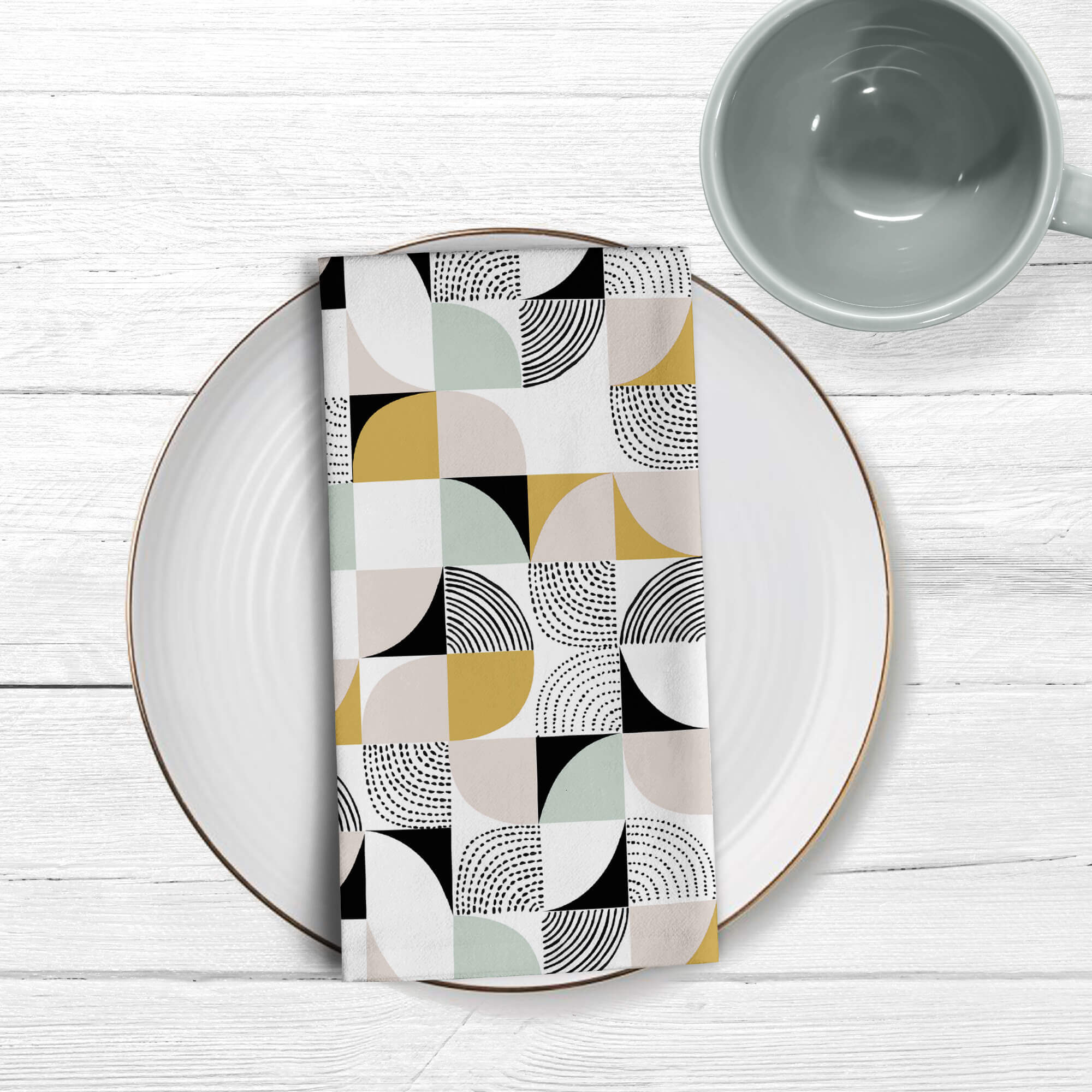 Pack de 2 serviettes P20 100% coton 45x45 cm