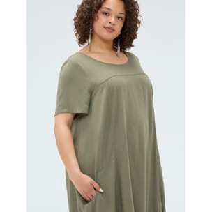 Fiorella Rubino - Vestito a ovetto - Verde militare