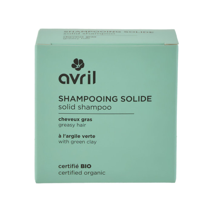 Shampooing solide Cheveux gras - Certifié bio