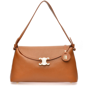 Borsa a mano Anna Luchini Cammello