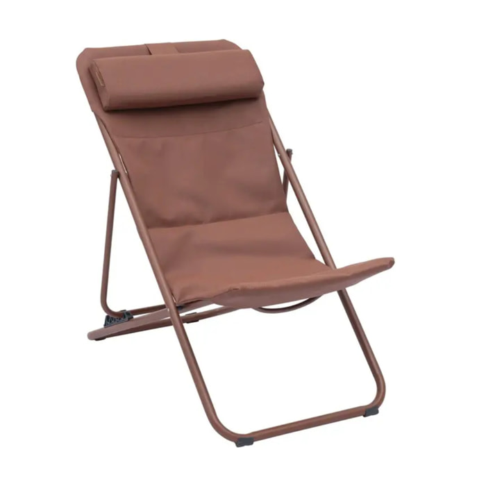Chilienne de jardin empilable pliable Mirael acajou