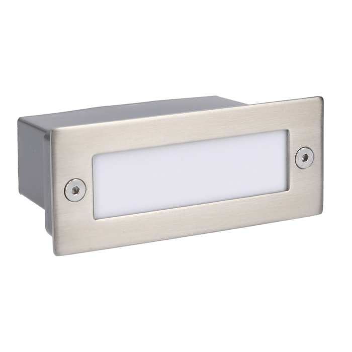 FORLIGHT Empotrable De Pared Ip54 Stair Led 1W 3000K Acero Inoxidable 5Lm