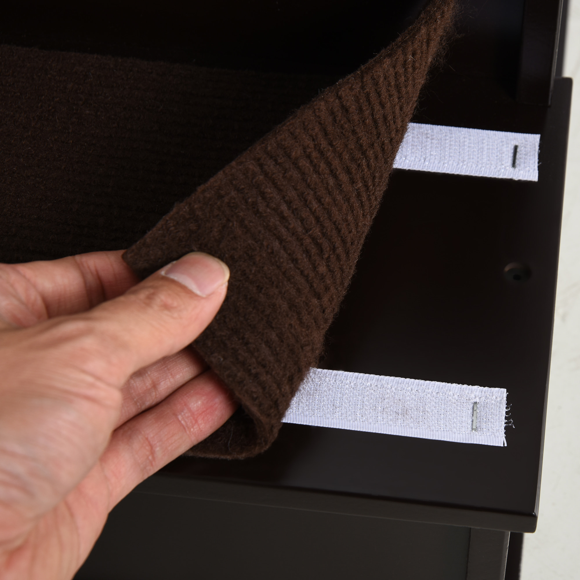 Escalera para Perros de 4 Peldaños Escalera para Mascotas Escalones para Perros Gatos con Acolchados Desmontables Carga 30 kg para Cama Sofá 40x59x54,2 cm Marrón Oscuro