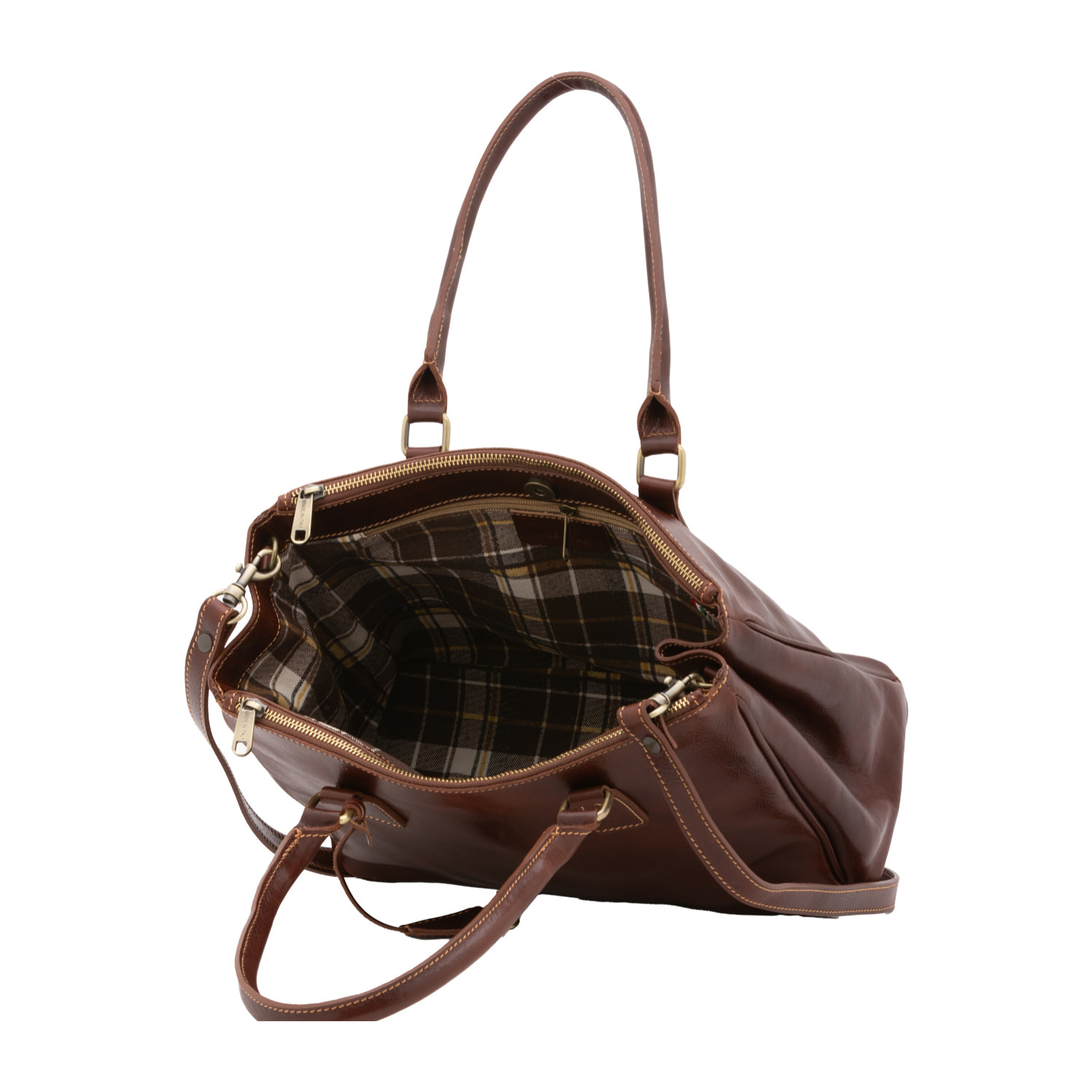 Borsa a tracolla  da donna In Vera pelle Made in Italy 35x23x16 cm