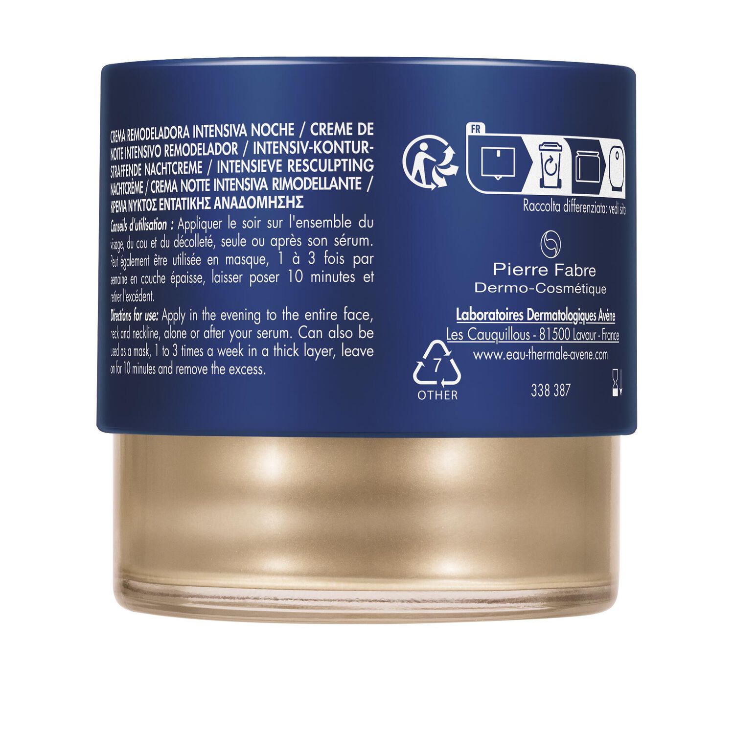 DermAbsolu - Baume Nuit Intensive Resculptante - Peaux Sensibles 40 ml