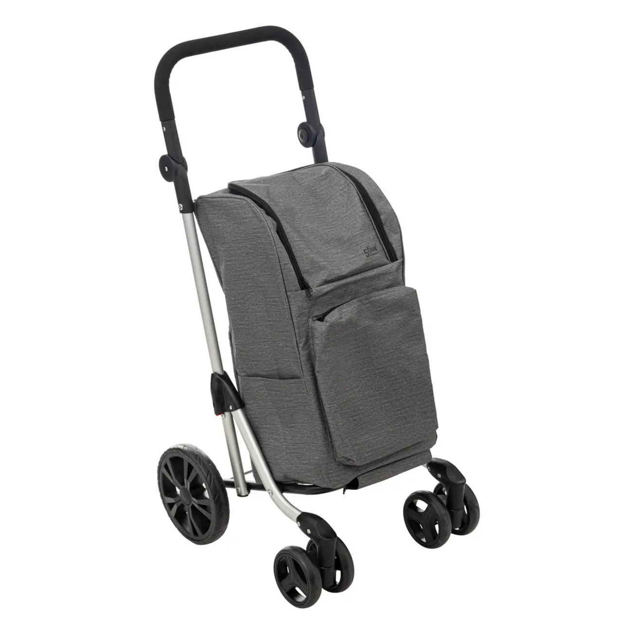 Chariot pliant 4 roues gris