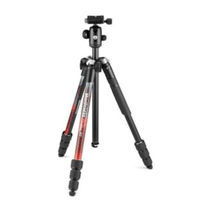 Trépied MANFROTTO Element MII Aluminium Red 4 Sections BH