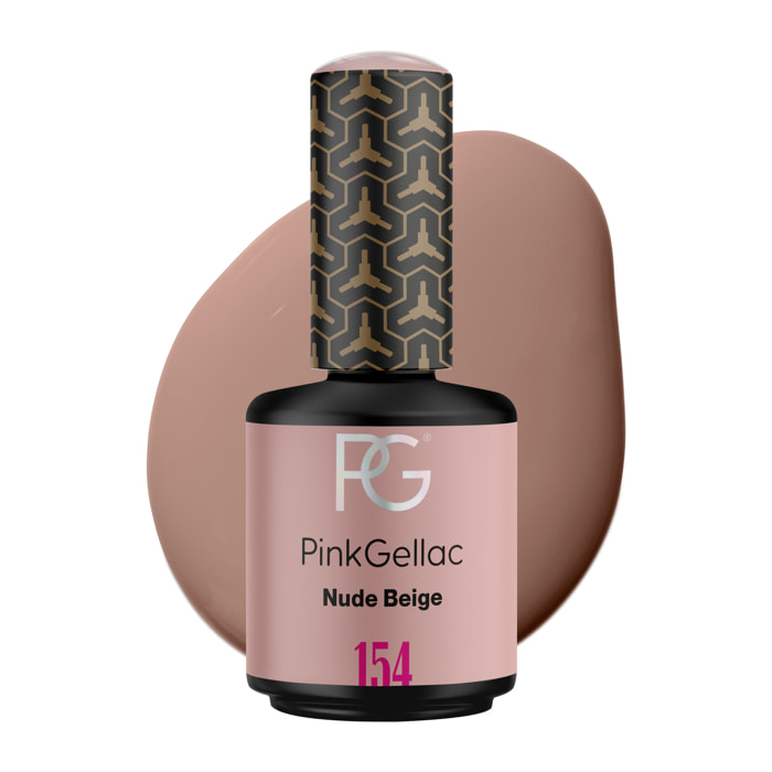 Vernis semi-permanent - 154 Nude Beige - 15 ml
