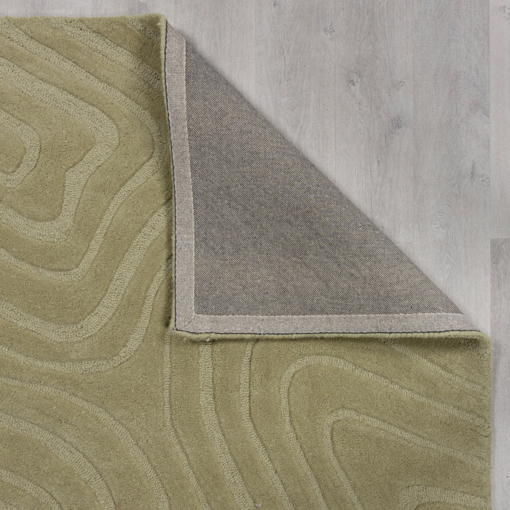 Tapis en laine rond MESMERISE