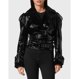 PHILIPP PLEIN Leather Jacket