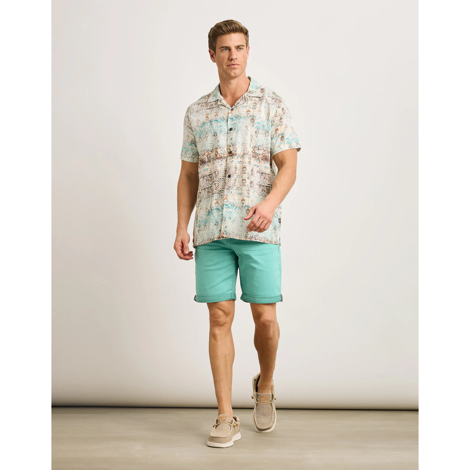 Camisa Manga Corta Multicolor - Marittima