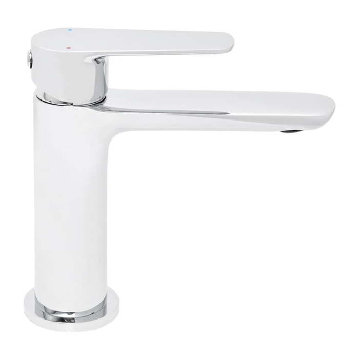 Mood mitigeur lavabo avec levier sans tirette, G3/8, chrome SATBSMOOD271 avec une garantie de 5 ans