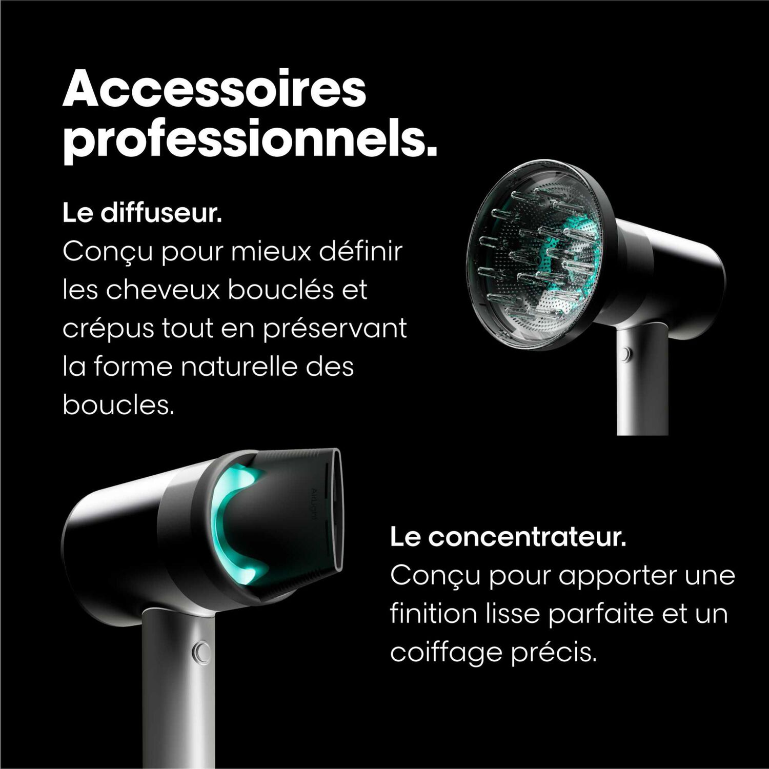 Airlight Pro - Sèche-Cheveux à Lumière Infrarouge