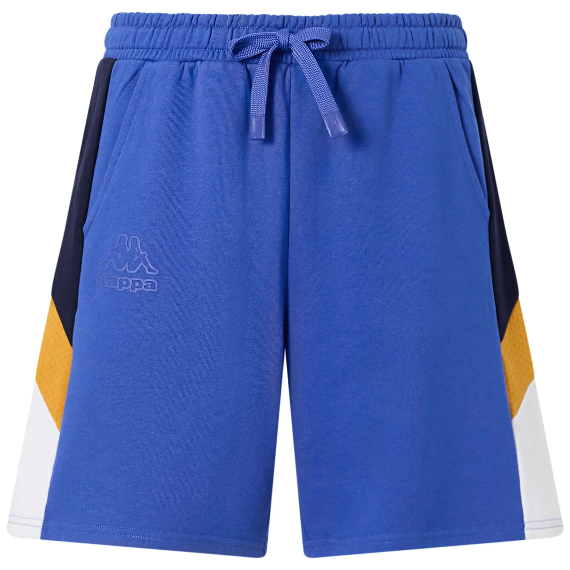 Pantaloni Corti Kappa Uomo Logo Gnaco Blu