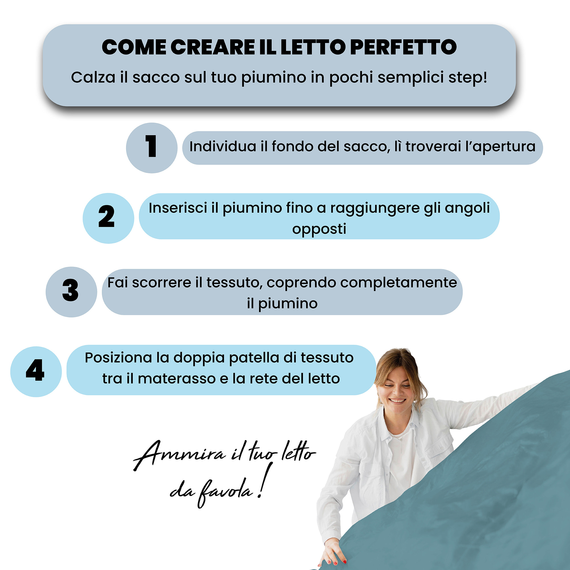 PARURE COPRIPIUMINO NATURAL COLOR MATRIMONIALE - 100% COTONE MADE IN ITALY