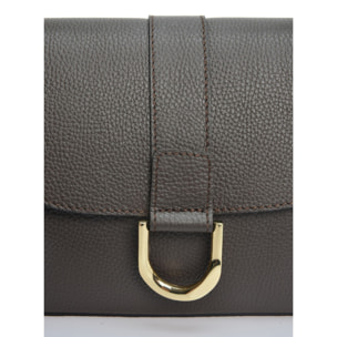 Borsa a tracolla Anna Luchini Marrone