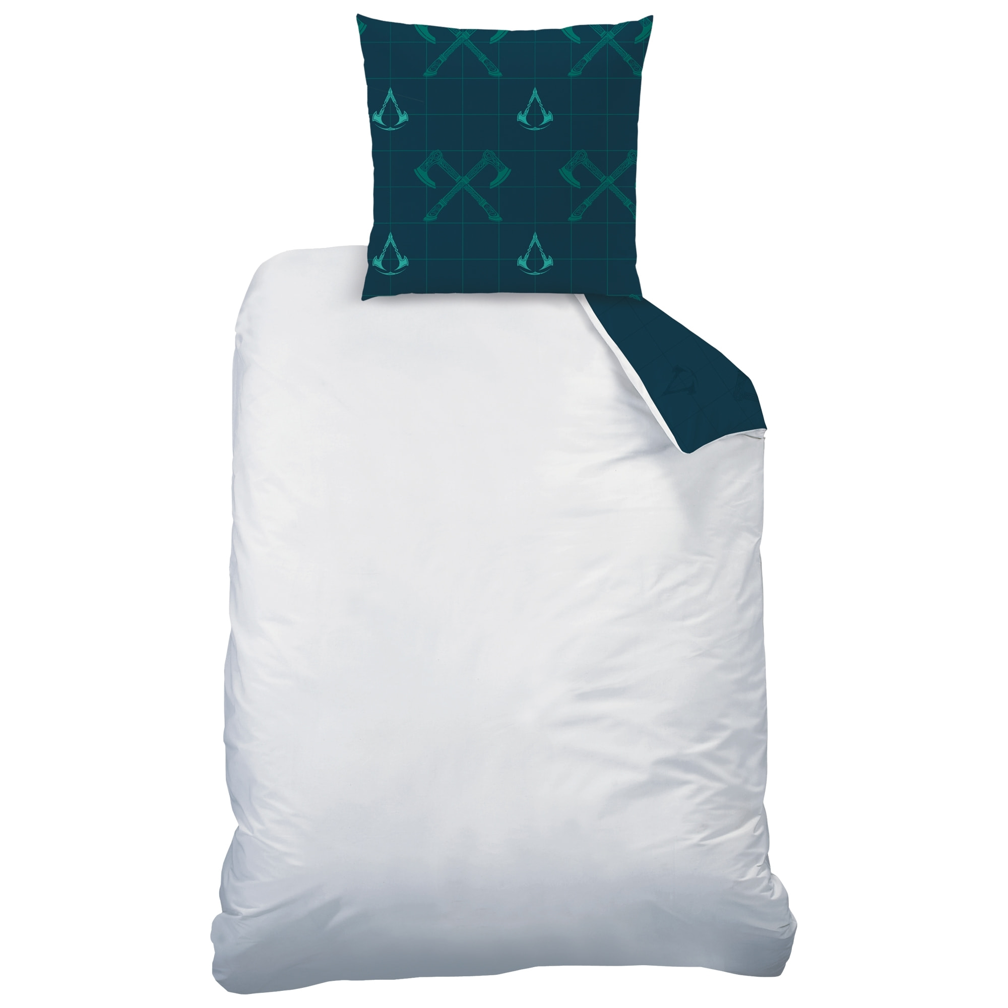 Parure de lit imprimée 100% coton, ASSASSIN'S CREED VALHALLA