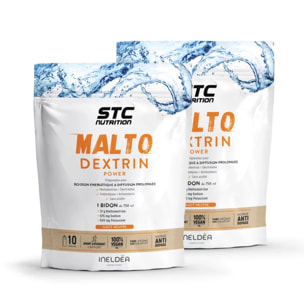 MALTOdextrin Power - Boisson énergétique à diffusion prolongée - Hydratation + maintien de la performance - Vegan - Doypack 500g