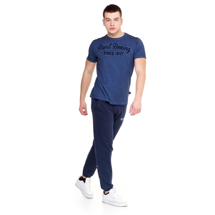 T-shirt old dye a maniche corte da uomo Real Boxing