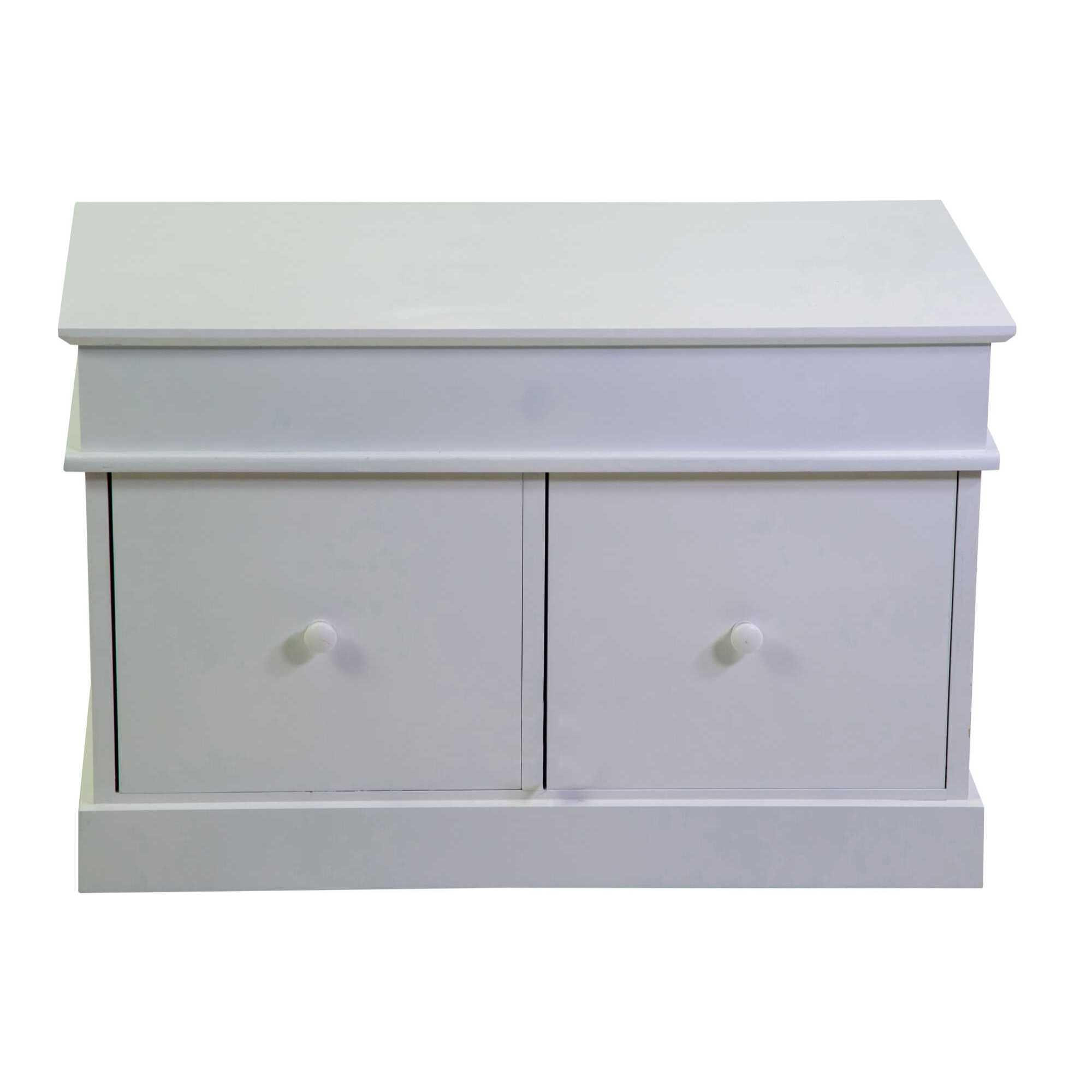 Cassapanca Eleonora Vacchetti bianco 2 cassetti cm70x35h45