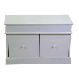 Cassapanca Eleonora Vacchetti bianco 2 cassetti cm70x35h45