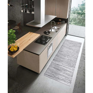 Tappeto Multiuso Grigio Ingresso Cucina Bagno