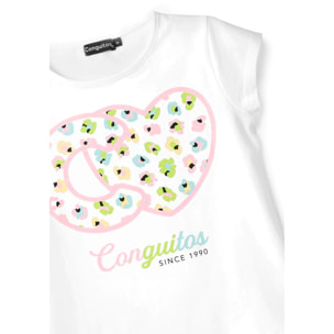 Camiseta Conguitos Leopardo Multicolor