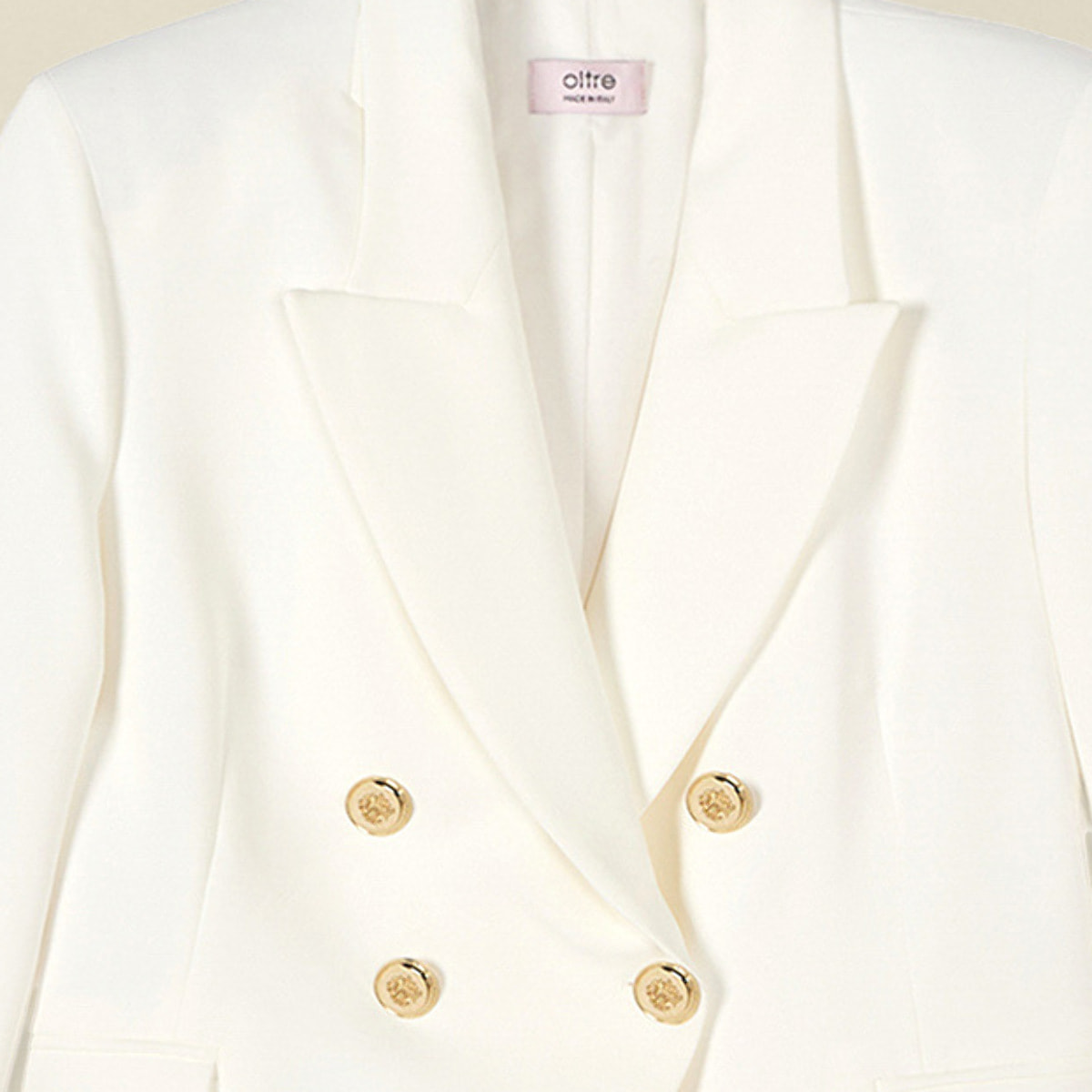 Oltre - Blazer doppiopetto - Bianco