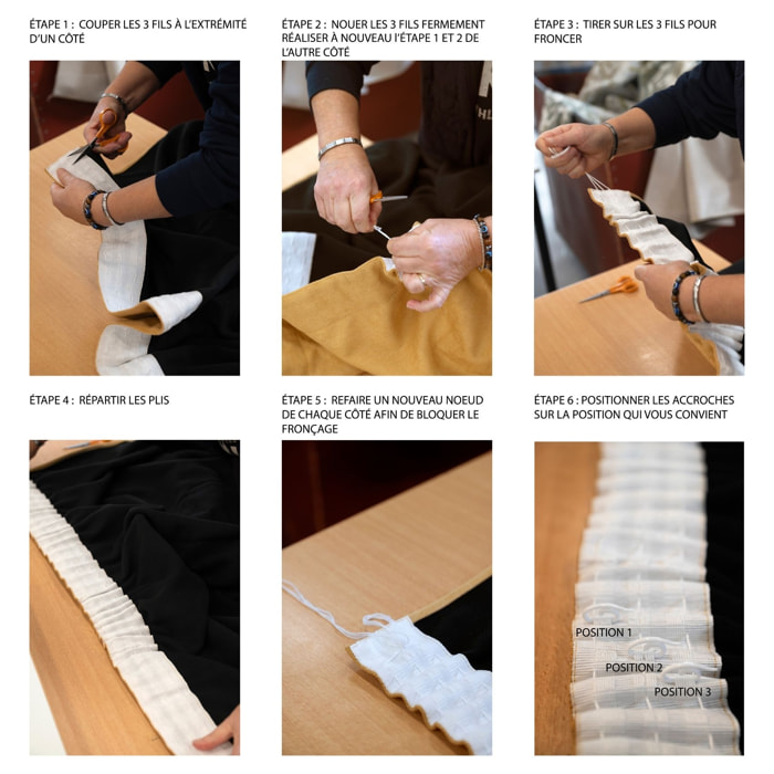 Rideau thermique phonique et semi occultant à galons fronceurs KONFOR - Vert