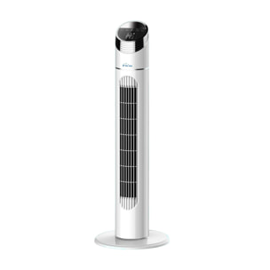 Ventilatore a torre digitale e pannello tattile con telecomando