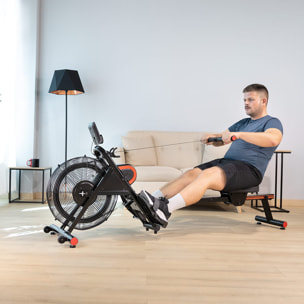 Máquina de remo plegable FITFIU resistencia por aire y regulable