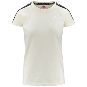 T-Shirts & Top Kappa Donna 222 BANDA APAN Bianco