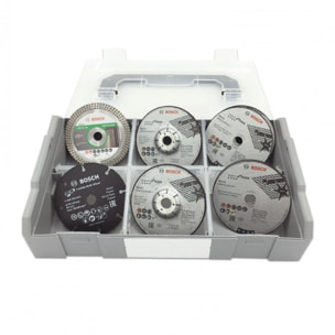 Coffret mini L-Boxx + 9 disques Ø76 mm - BOSCH - 061599764G