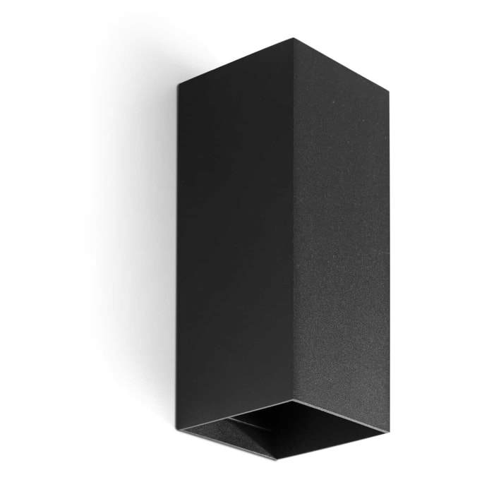LUNE 2L Applique carré noire