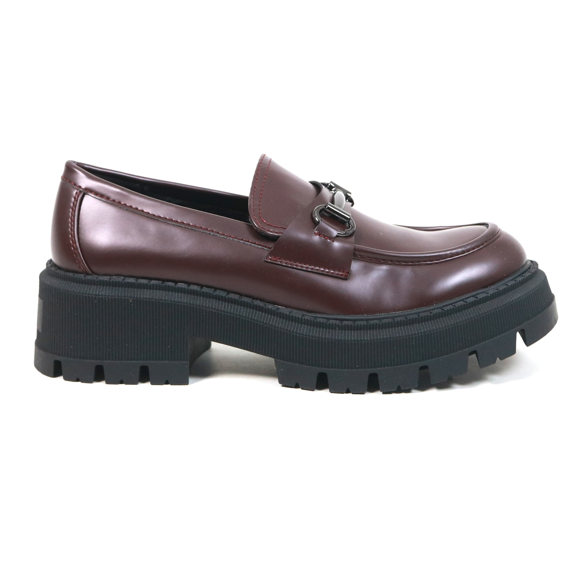 MOCASSINO MORSETTO CHOCOLA' BORDEAUX