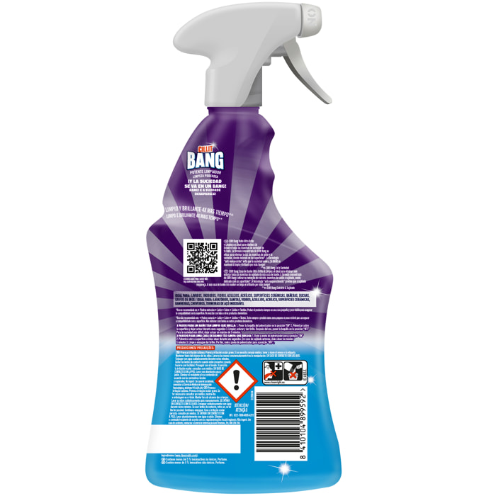 Cillit Bang - Spray Baño ultra brillo y limpieza, fórmula biodegradable - 750ml