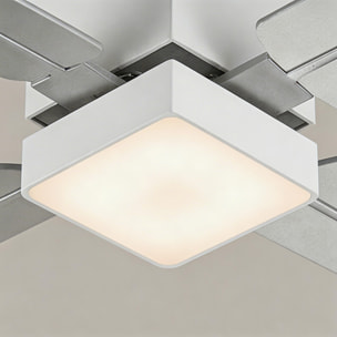 Forlight Ventilador Calima LED 15.9W 3000K Níquel satinado Blanco 551lm