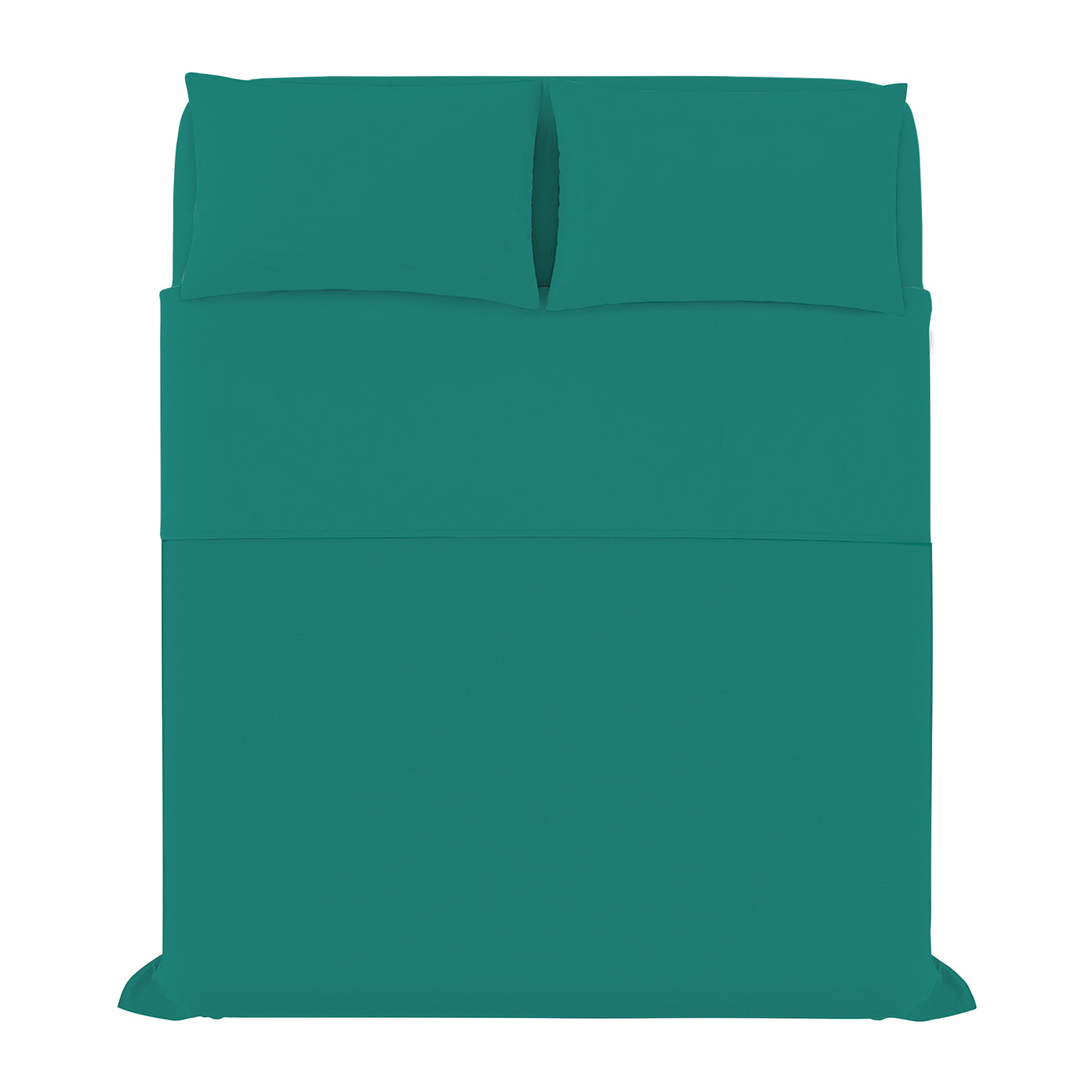 COMPLETO LETTO ELEGANT, 100% Microfibra, No Stiro - ACQUA