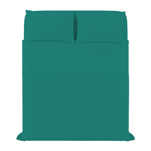 COMPLETO LETTO ELEGANT, 100% Microfibra, No Stiro - ACQUA