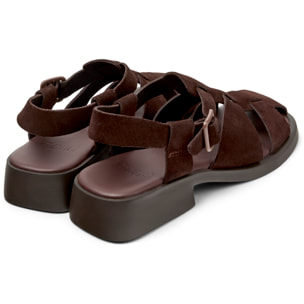 Sandalias - CAMPER Dana - Marron - Cuero de gamuza
