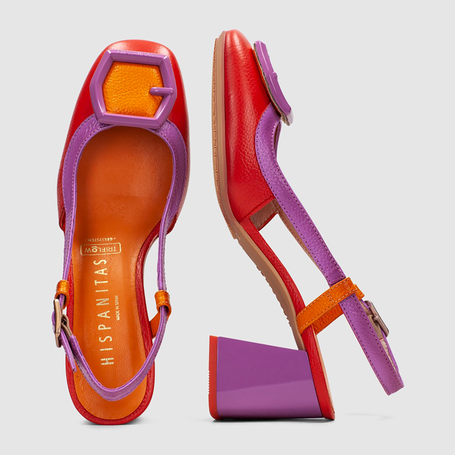 Destalonado Malta Rojo violet naranja 6,5 cm