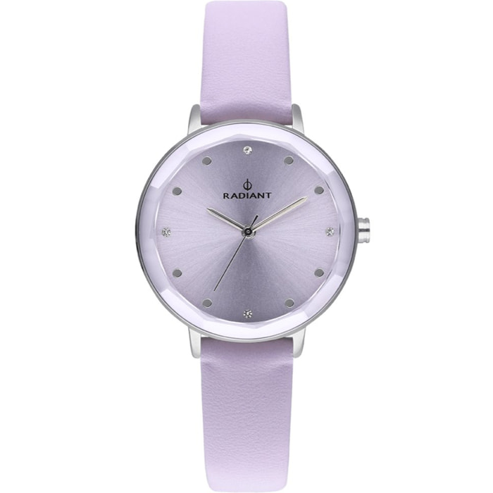 Reloj Radiant RA467609 Mujer Analogico Cuarzo con Correa de Cuero sintetico